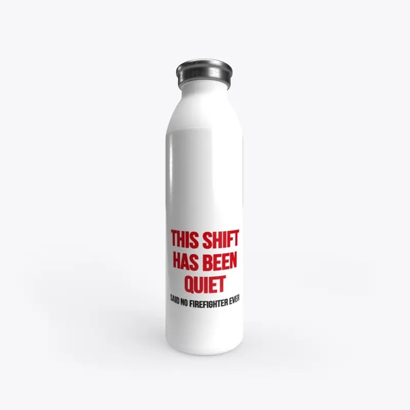 Q-Word Firefighter Water Bottle