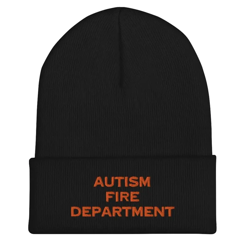 Autism Fire Department Beanie