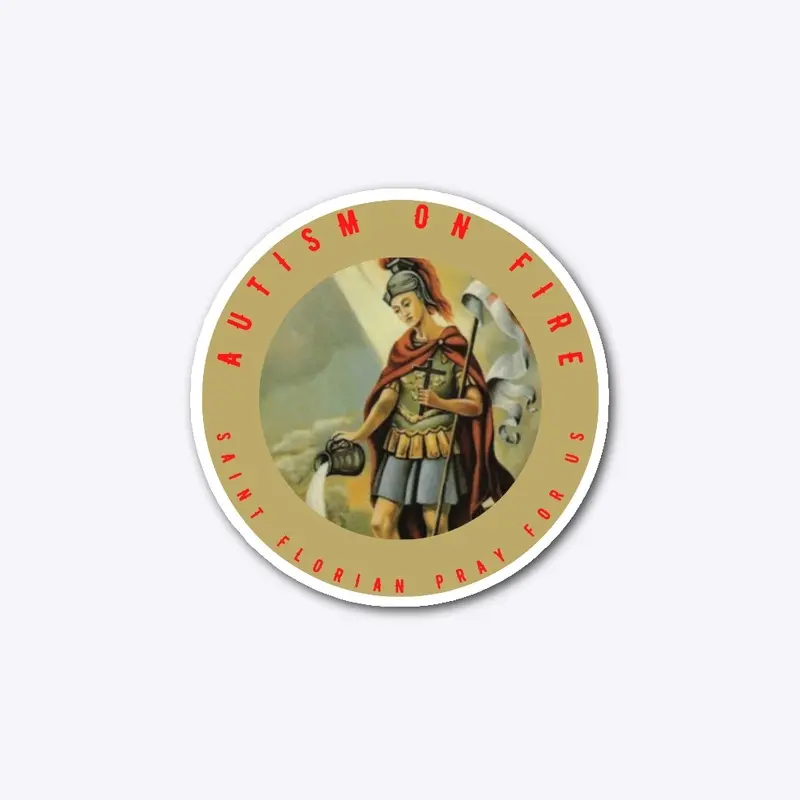 Saint Florian Die Cut Sticker