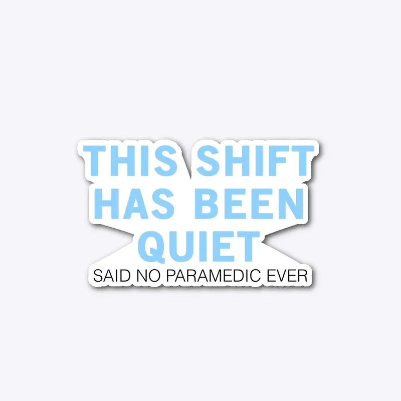 Q-Shift Paramedic Decal