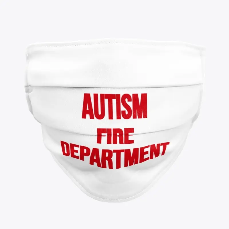 Autism Fire Department Cloth Mask